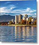 Vancouver Skyline Metal Print
