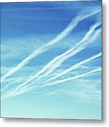 Vapor Trails Metal Print