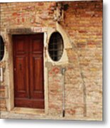 Venice Doorway Metal Print