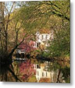 View From Across The Pond Metal Print
