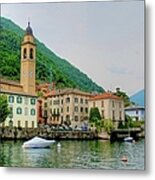 View From Laglio On Lake Como Metal Print