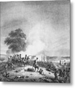 View From Mont St Jean Of The Battle Metal Print