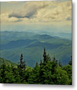 View From Mount Mitchell Metal Print