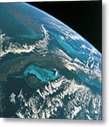 View From Space Of A Part Of A Planet Metal Print