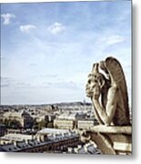 View From The Notre Dame, Paris Metal Print