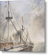View Looking Aft From The Port Metal Print
