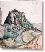 View Of Arco, 1495. Artist Albrecht Metal Print