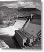 View Of Grand Coulee Dam Metal Print