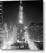 View Of The Empire State Building Metal Print