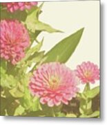 Vintage Bloom Iv Metal Print