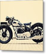 Vintage British Motorcycle Metal Print