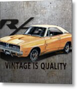 Vintage Charger Metal Print