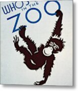 Vintage Poster - Who's Who In The Zoo Metal Print
