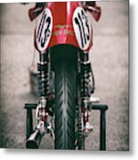 Vintage Racing Moto Guzzi Metal Print