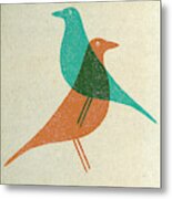 Vitra Eames House Birds Ii Metal Print