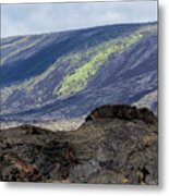 Volcanic Landscape At The Hills Of Kilauea Metal Print