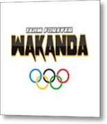 Wakanda Olympic Team Metal Print
