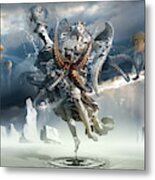 Walking On Water Or Correlation Of Dreams And Reality Metal Print