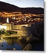 Walled City Of Dubrovnik, Southeastern Metal Print