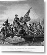 Washington Crossing The Delaware, 1776 Metal Print