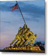 Washington D.c., Us Marine Corp Memorial Metal Print