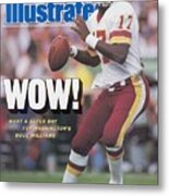 Washington Redskins Doug Williams, Super Bowl Xxii Sports Illustrated Cover Metal Print