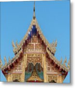 Wat Nong Tong Phra Wihan Gable Dthcm2640 Metal Print