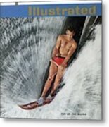 Water Skiing Sports Illustrated Cover Metal Print
