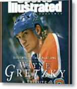 Wayne Gretzky Goodbye To The Great One, A Tribute Sports Illustrated Cover Metal Print