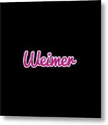 Weimer #weimer Metal Print