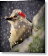 Welcome Winter Metal Print