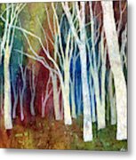 White Forest I Metal Print