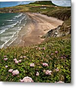 Whitesands Bay On The Pembrokeshire Metal Print