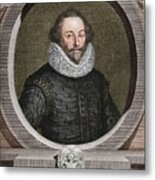William Shakespeare 1564-1616 Metal Print