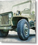 Willy Jeep Replica Metal Print