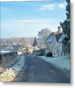 Windrush In The Winter Frost Metal Print