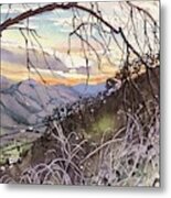 Winter In The Canyon Metal Print