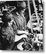 Women War Workers Metal Print
