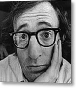 Woody Allen Metal Print