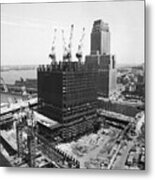 World Trade Center Construction Site Metal Print