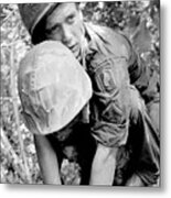 Wounded American Soldier Metal Print