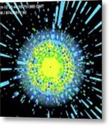 Xenon Ion Collision Event In Cern's Cms Detector Metal Print