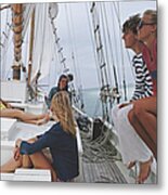 Yachting In Lyford Cay Metal Print