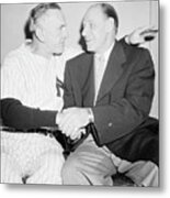 Yankees Manager Casey Stengel Metal Print