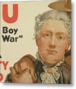 You, Help My Boy Win The War  Buy A Liberty Bond, 1917 Metal Print