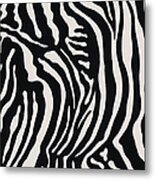 Zebra Pattern Metal Print