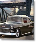 1955 Chevrolet Bel Air Metal Print