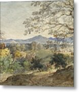 A View Across The Inn Valley To The Alps And Neubeuern #2 Metal Print