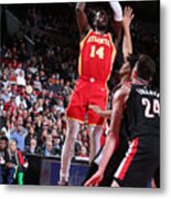 Atlanta Hawks V Portland Trail Blazers #1 Metal Print