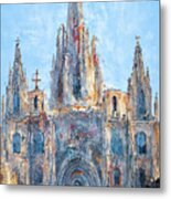 Barcelona, Cathedral Of The Holy Cross And Saint Eulalia - 05 #1 Metal Print